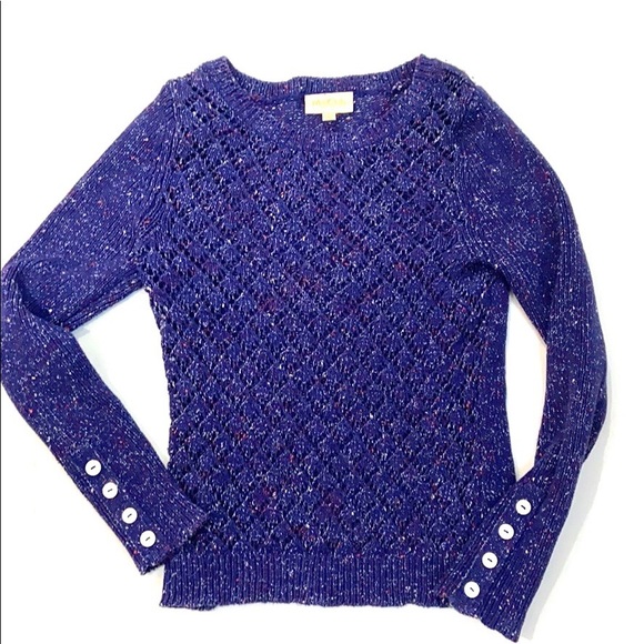 Modcloth Sweaters - ModCloth Speckled Open Knit Sweater